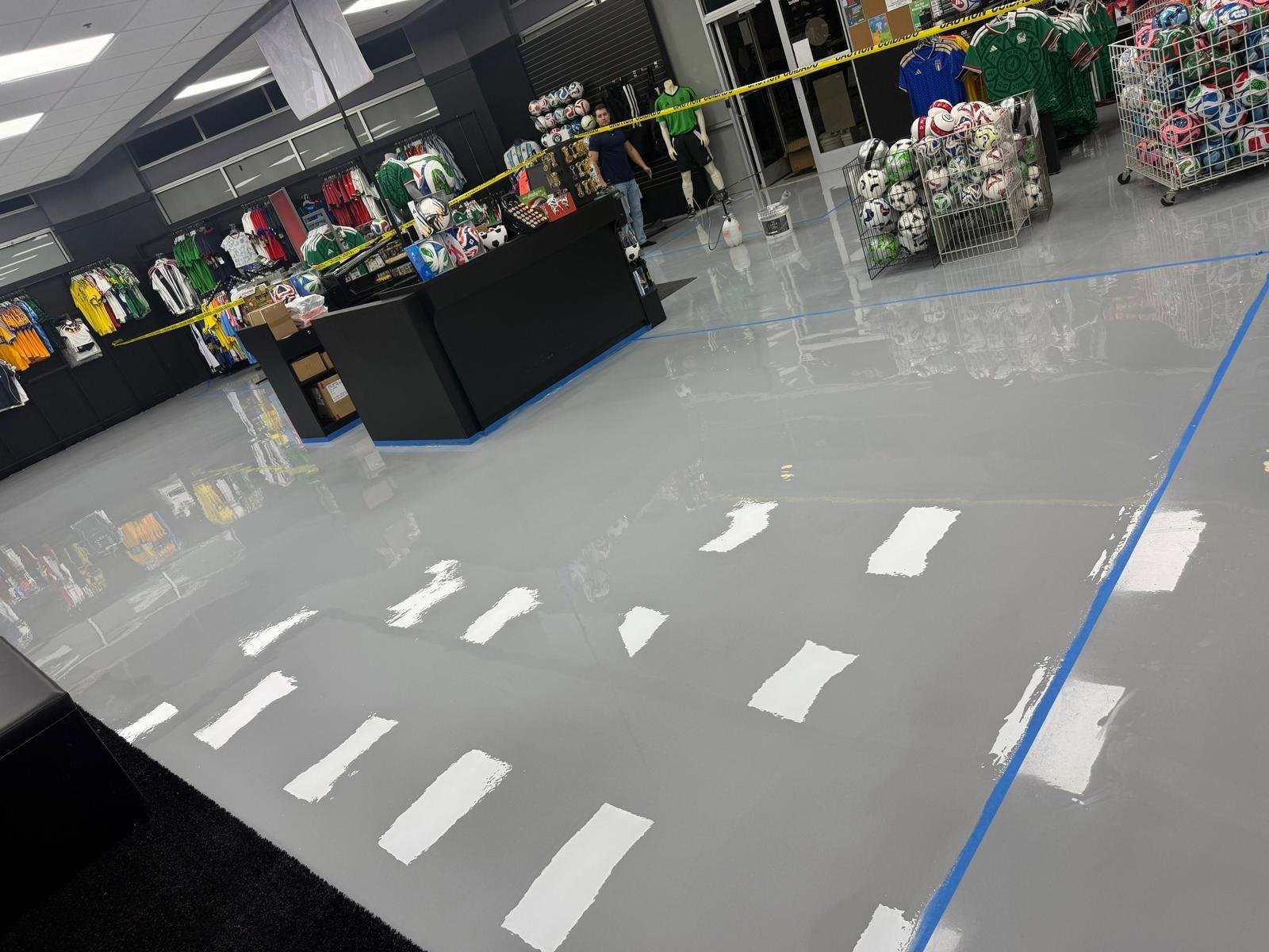 Epoxy flooring project 6
