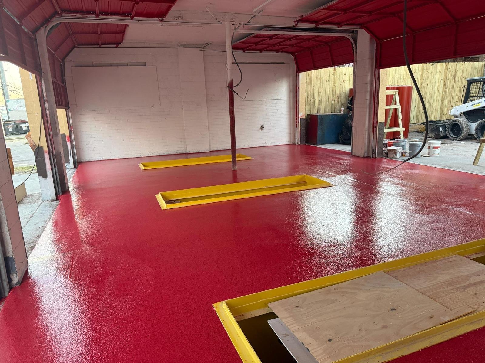 Epoxy flooring project 5