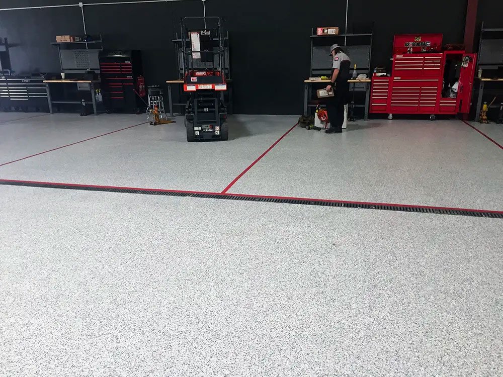 Epoxy flooring project 7